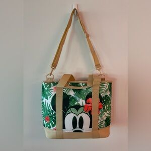 NWT DISNEY AULANI MICKEY & MINNIE MOUSE LARGE TROPICAL COOLER TOTE BAG 🌺 🌺 🌺